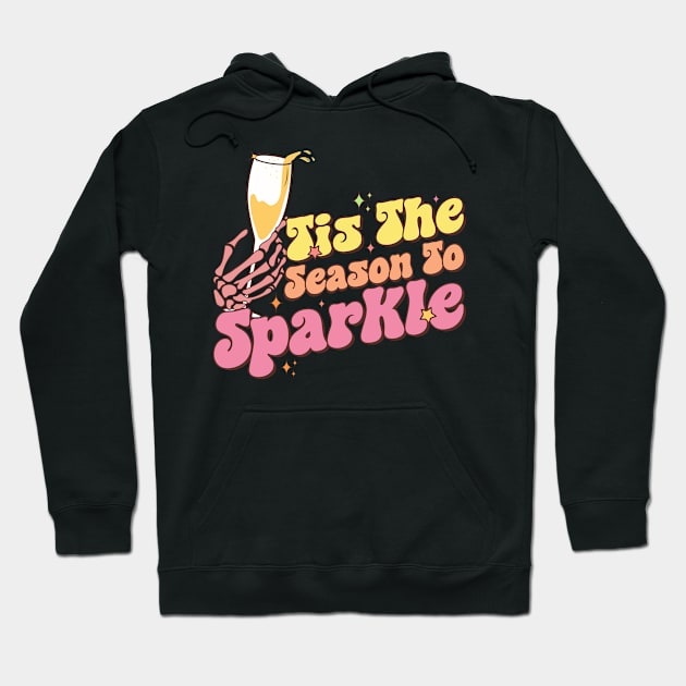 Tis the season to sparkle Hoodie by MZeeDesigns